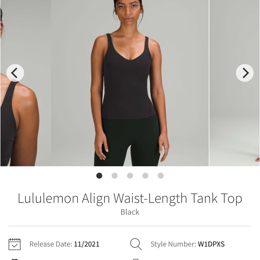 Lululemon Athletica Align Tank (full length)